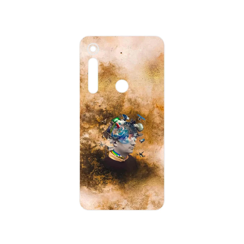 برچسب پوششی ماهوت مدل Collage of surreal Portrait of Men مناسب برای گوشی موبایل موتورولا One Macro