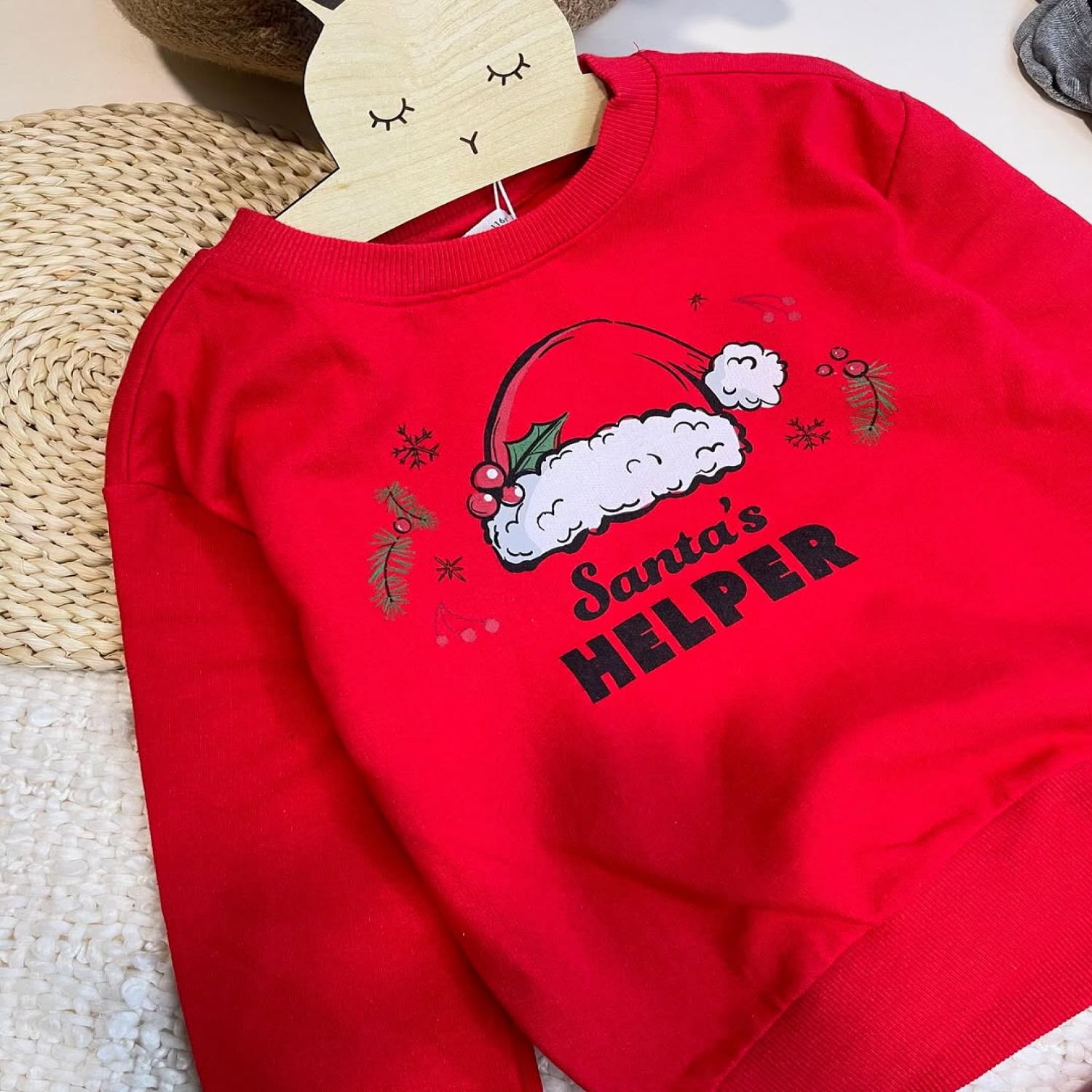 سویشرت نوزادی سین سی مدل santa,s helper -  - 3