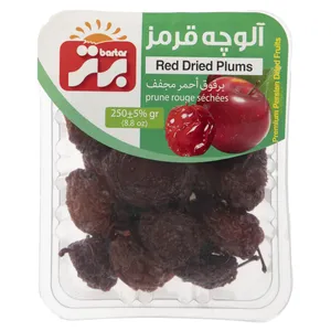 آلوچه قرمز برتر مقدار 250 گرم