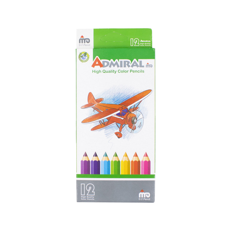 مداد رنگی 12 رنگ ادمیرال مدل 103