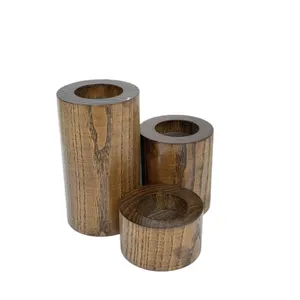 جاشمعي چوبی کد 01 مجموعه 3 عددی