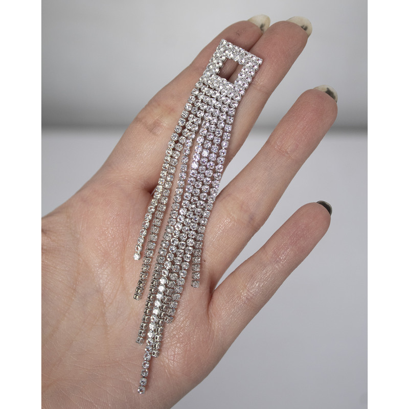 گوشواره زنانه مدل الماس کد 006