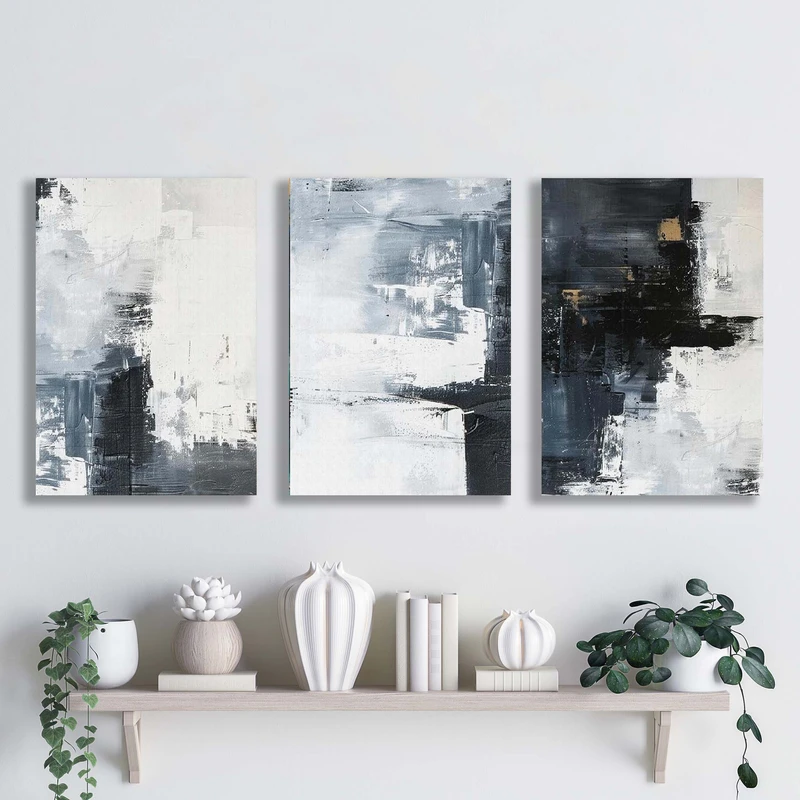 تابلو شاسی آتریسا مدل آبستره ATA119 مجموعه سه عددی