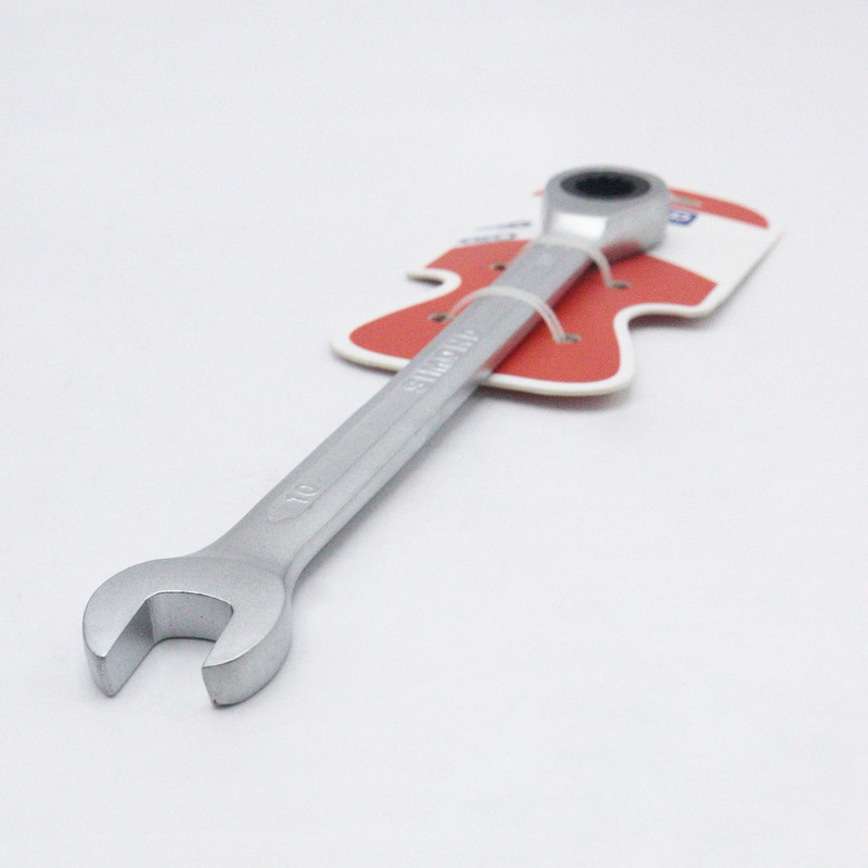 آچار یکسر تخت و یکسر رینگی جغجغه ای سیموند مدل YP-TAIWAN-SIZE010 سایز 10 میلی متر