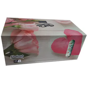 دستمال کاغذی 100 برگ شکوه مدل گل