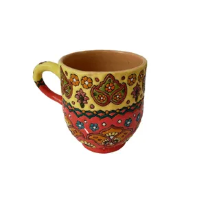 لیوان میناکاری سفالی کد 119