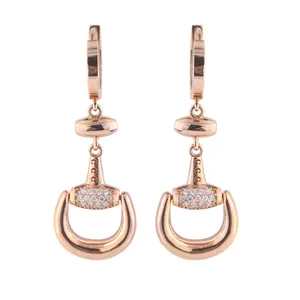 گوشواره طلا 18 عیار زنانه مدل 12243