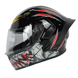 کلاه کاسکت فک متحرک کایک مدل 772 طرح Beast