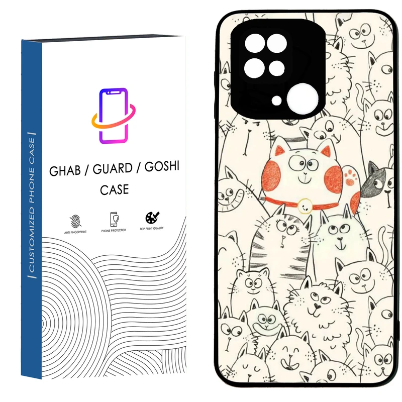 کاور قاب گارد گوشی طرح دخترانه کد 98 - TPU مناسب برای گوشی موبایل شیائومی Poco C40