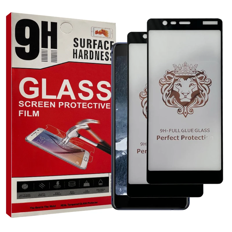 محافظ صفحه نمایش گلس مدل Resistant مناسب برای گوشی موبایل نوکیا 5.1 بسته دو عددی