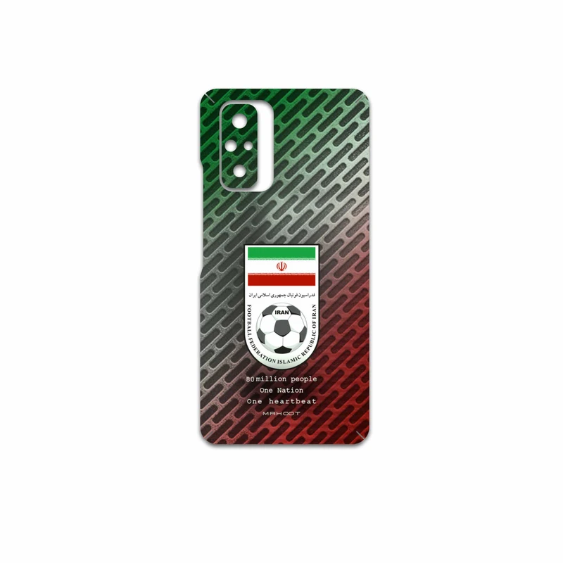 برچسب پوششی ماهوت مدل Iran-National-Football-Team مناسب برای گوشی موبایل شیائومی Redmi Note 10 Pro