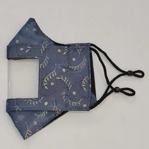 ماسک پارچه‌ای طرح گل