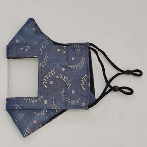 ماسک پارچه‌ای طرح گل