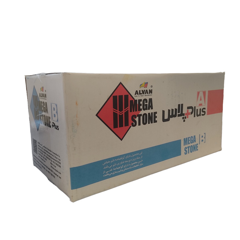 چسب سنگ مگا استون الوان مدل پلاس وزن 4 کیلوگرم