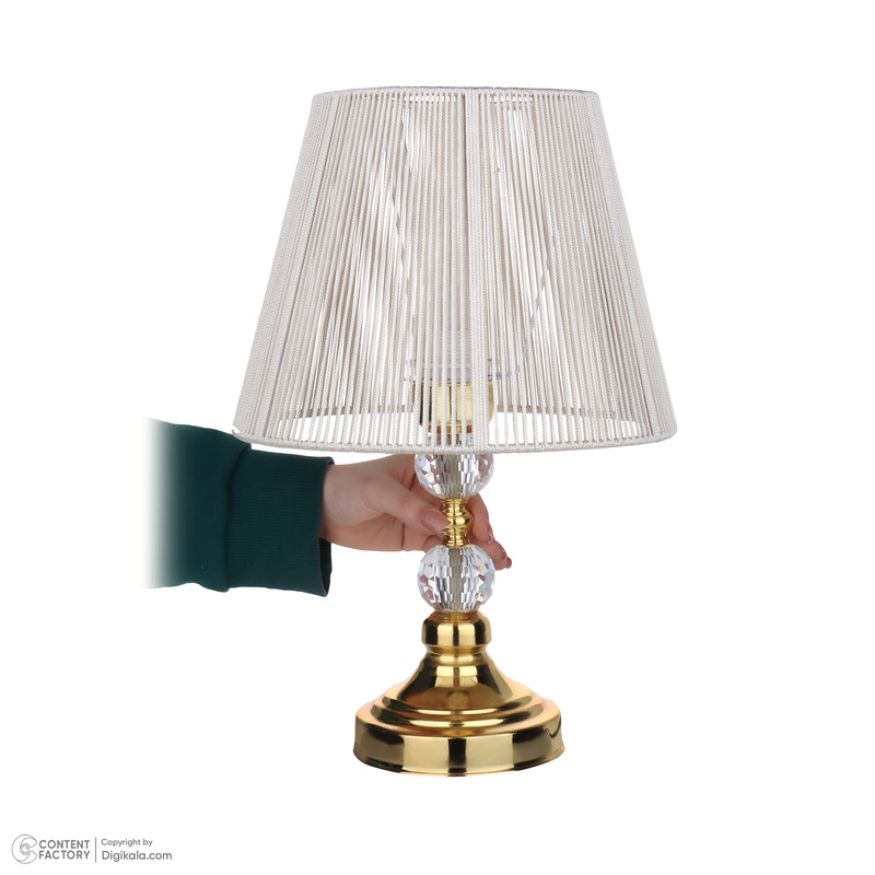 شید آباژور مدل شید  مخروطی نخ مکرومه کد 28