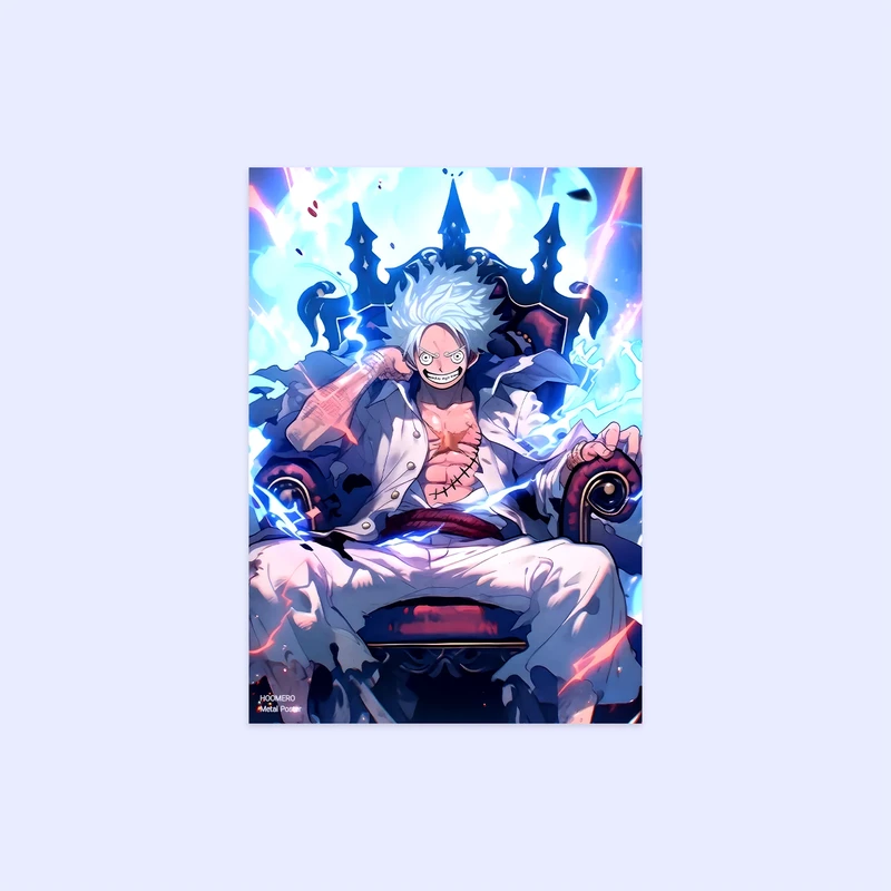 پوستر هومرو مدل فلزی طرح انیمه وان پیس کد PS1380