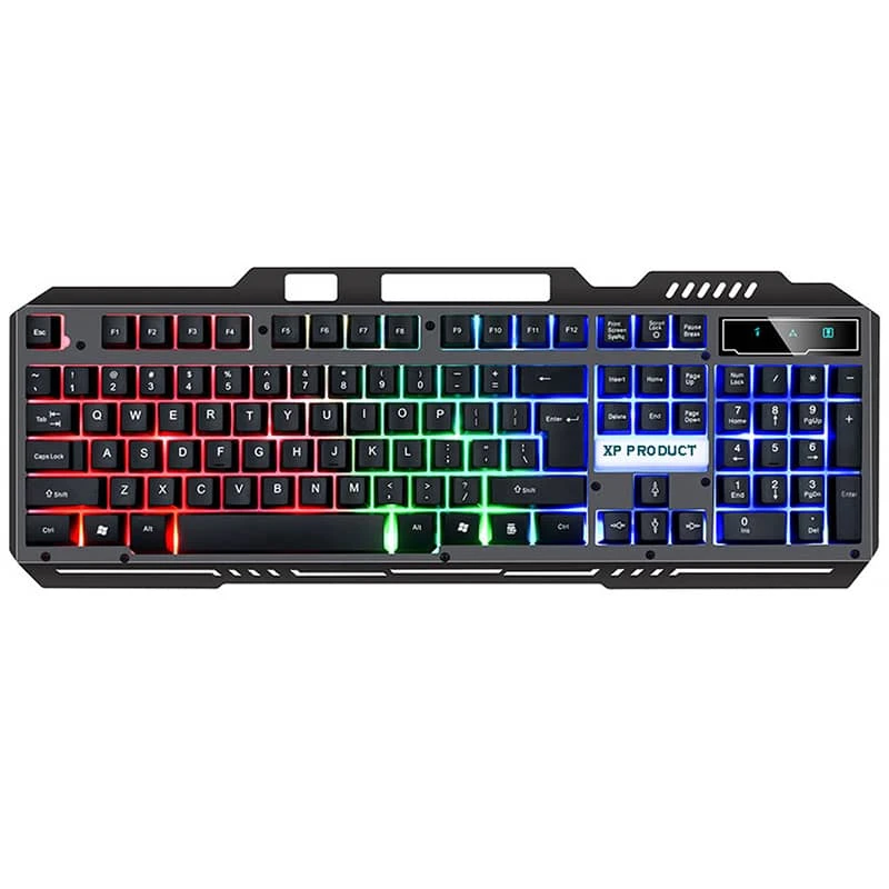 کیبورد گیمینگ ایکس پی-پروداکت مدل XP-10200K، سوییچ هیبریدی، Full-size، نورپردازی RGB
