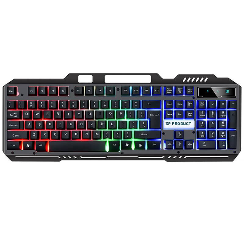 کیبورد گیمینگ ایکس پی-پروداکت مدل XP-10200K، سوییچ هیبریدی، Full-size، نورپردازی RGB