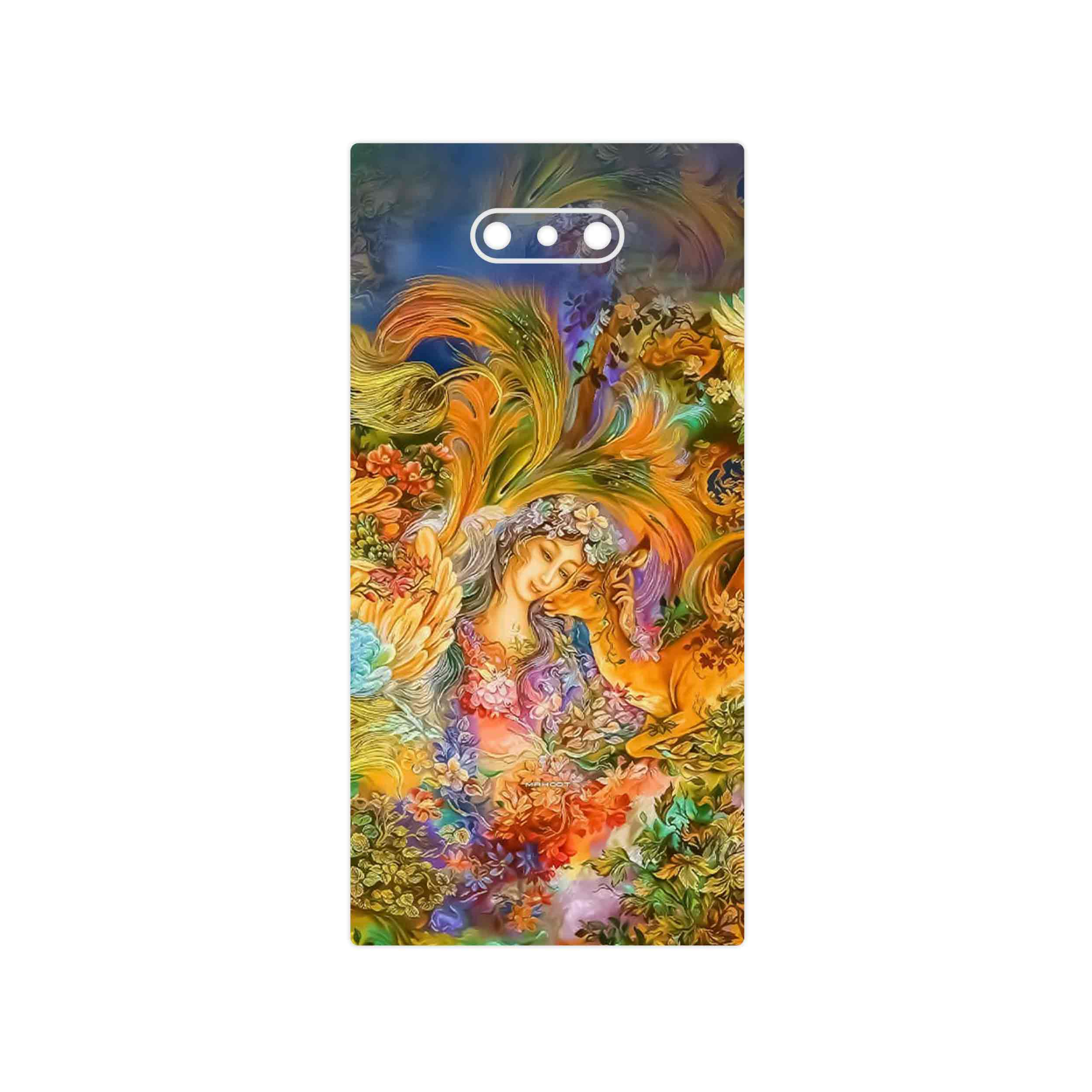 برچسب پوششی ماهوت مدل Persian miniature 3 مناسب برای گوشی موبایل ریزر Phone 2