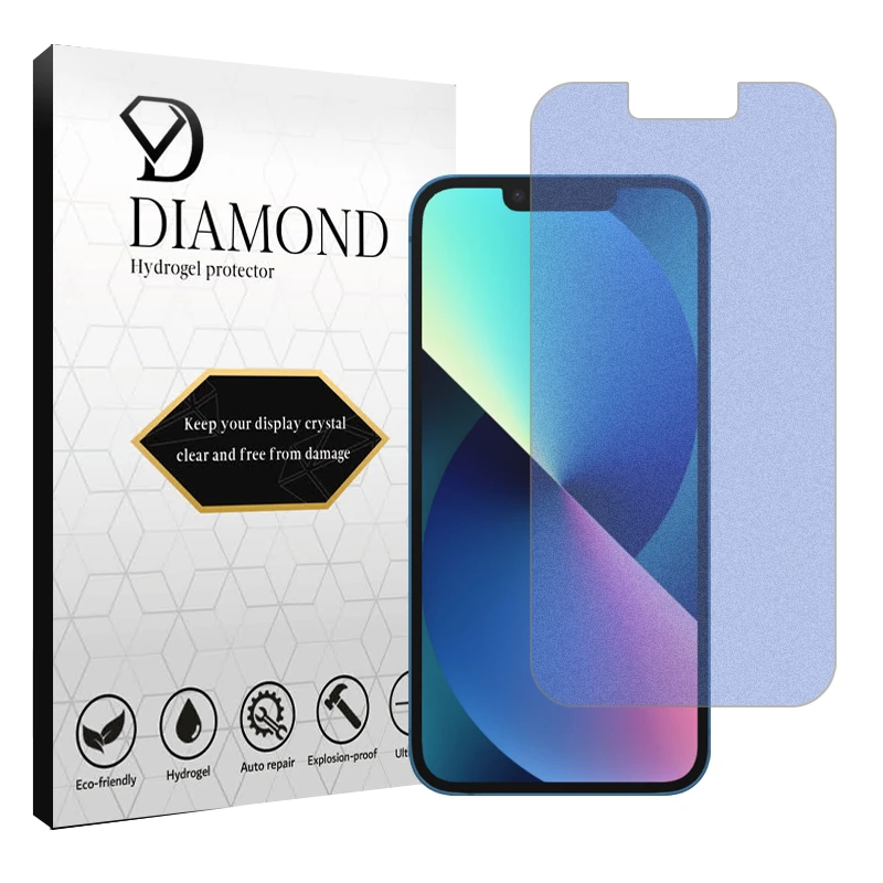 محافظ صفحه نمایش مات ضداشعه آبی دیاموند مدل Tough مناسب برای گوشی موبایل اپل iPhone 13