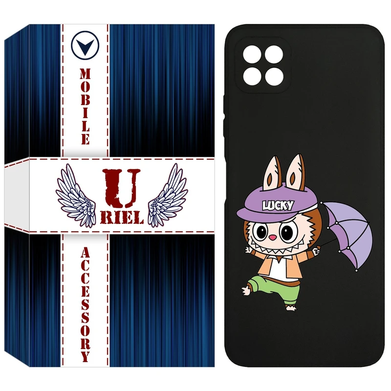 کاور یوریل قاب مدل KSH کد 125 طرح عروسک لبوبو مناسب برای گوشی موبایل سامسونگ Galaxy A22 5G