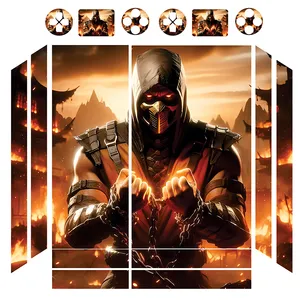 برچسب پلی استیشن ۴ فت مدل Mortal Kombat06 مجموعه 16 عددی