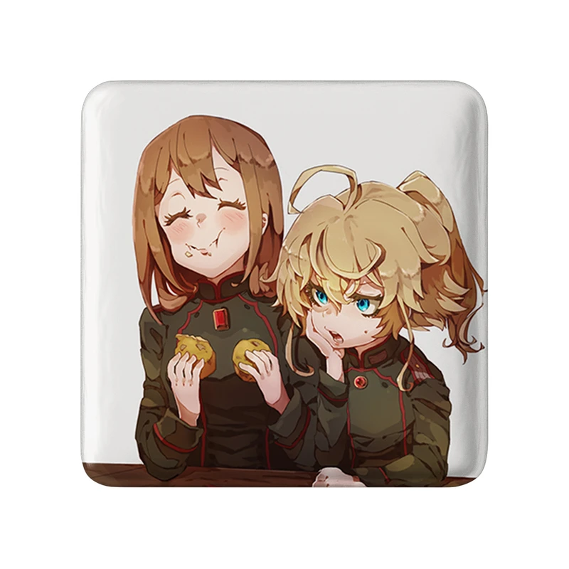 پیکسل خندالو طرح تانیا و سربریاکوف انیمه یوجو سنکی مدل مربعی کد 34644