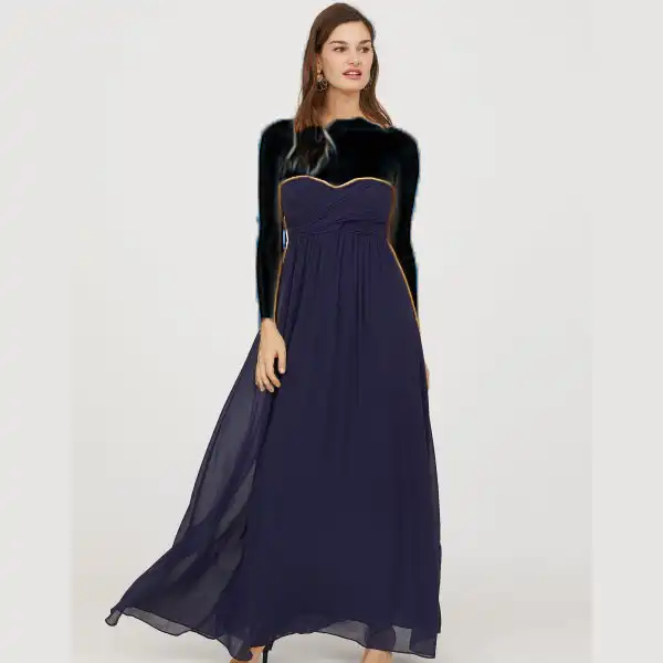 پیراهن زنانه اچ اند ام مدل ZHM102