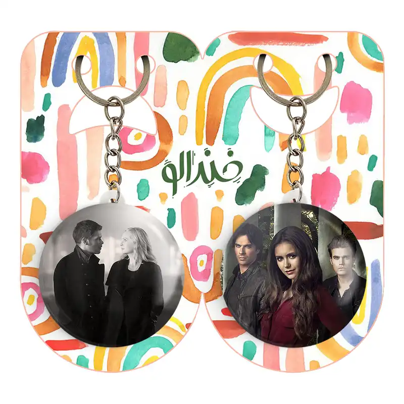 جاکلیدی خندالو مدل خاطرات یک خون آشام The Vampire Diaries کد 2026720265 مجموعه 2 عددی