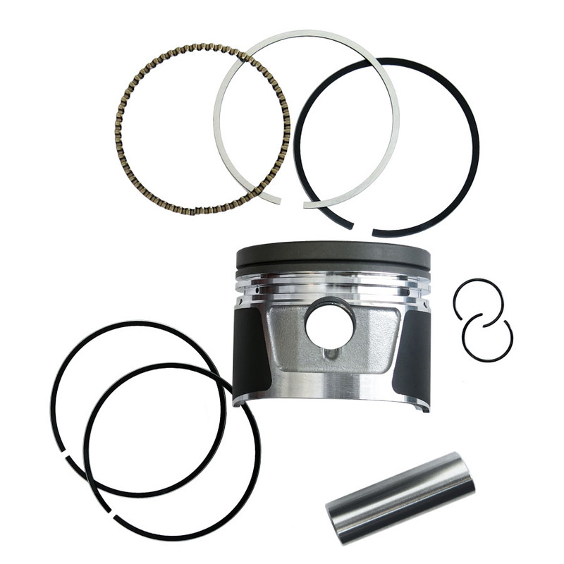 رینگ و پیستون موتورسیکلت پازل کد PSR125050G مناسب برای هندا 150cc مجموعه 9 عددی