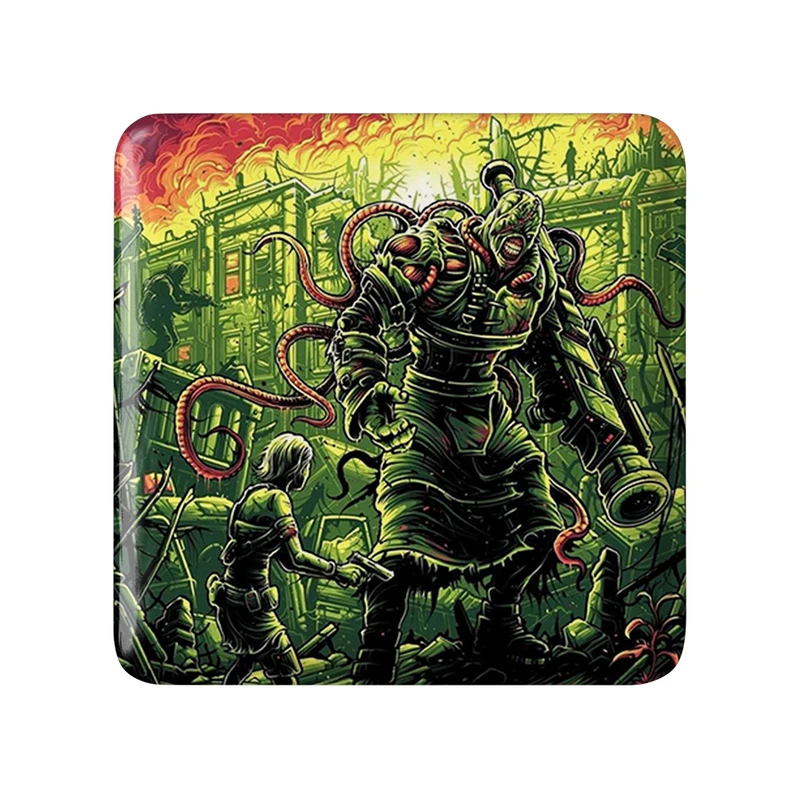 پیکسل خندالو طرح بازی رزیدنت اویل (Resident Evil) مدل مربعی کد 31676