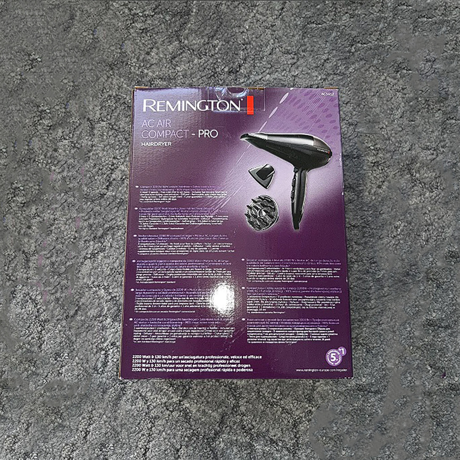سشوار حرفه ای رمینگتون مدل AC5912 AIR COMPACT PRO