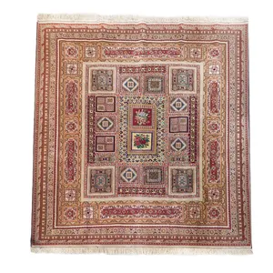 گلیم دستباف چهارمتری طرح سوزنی مدل AA68