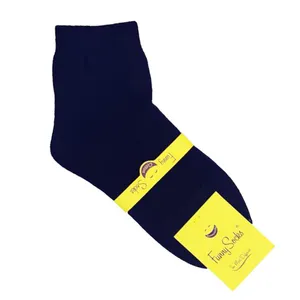 جوراب فانی ساکس مدل نیم‌ساق 800 رنگ سرمه ای