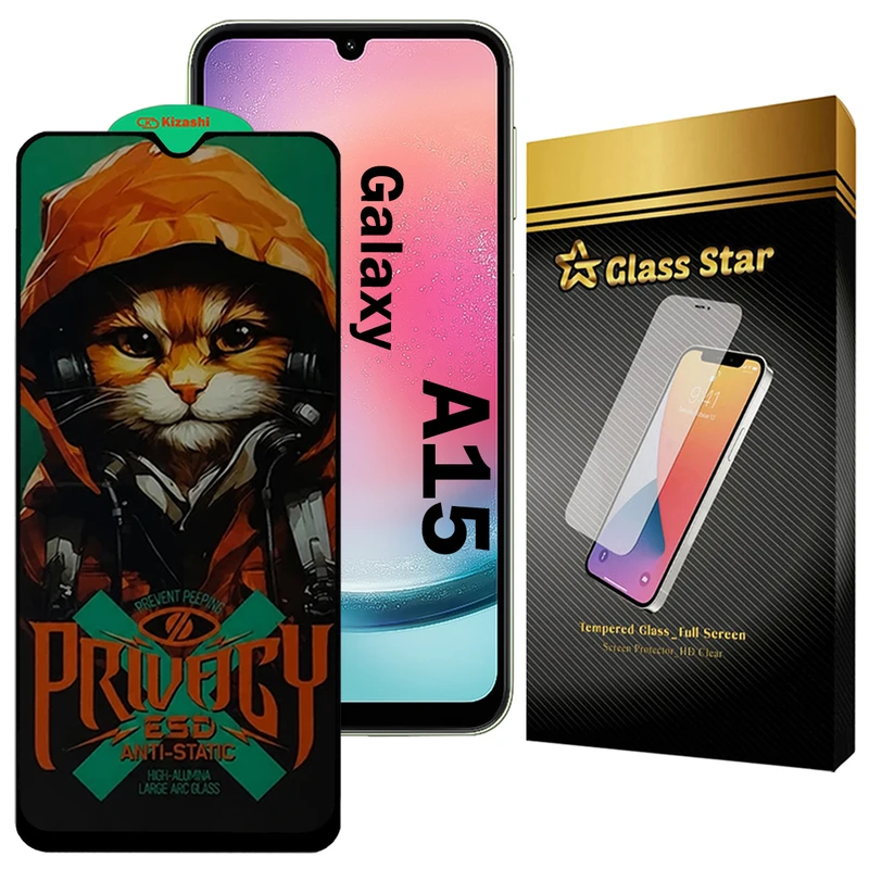 محافظ صفحه نمایش گلس استار مدل CATPRVS مناسب برای گوشی موبایل سامسونگ Galaxy A15 4G / Galaxy A15 5G