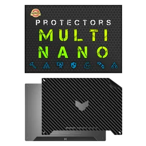Multi Nano X-F1C Model Carbon Rear Skin Suitable For Asus TUF Gaming F15 FX507ZC4 15.6 inch 2022 Laptop