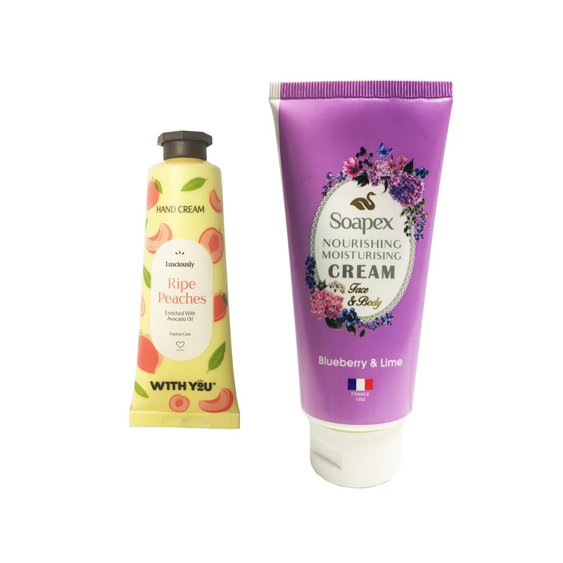 کرم آبرسان و مرطوب کننده سوپکس مدل بلبوبری حجم 90 میلی لیتر به همراه کرم مرطوب کننده ویت یو مدل Ripe Peaches حجم 50 میلی لیتر 