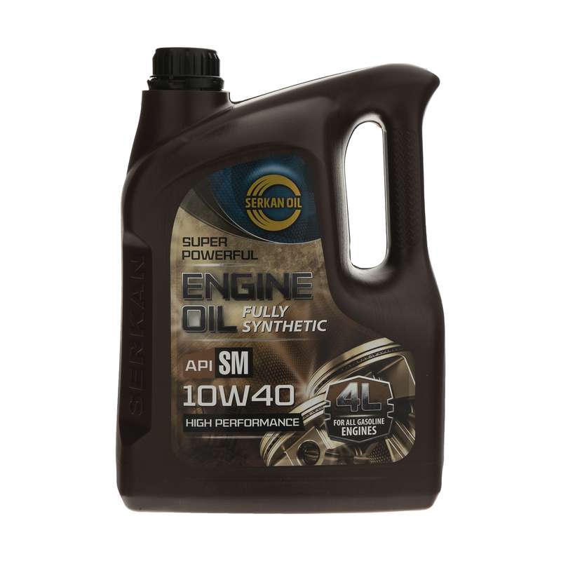 روغن موتور خودرو سرکان مدل 10W-40 SM حجم 4 لیتر