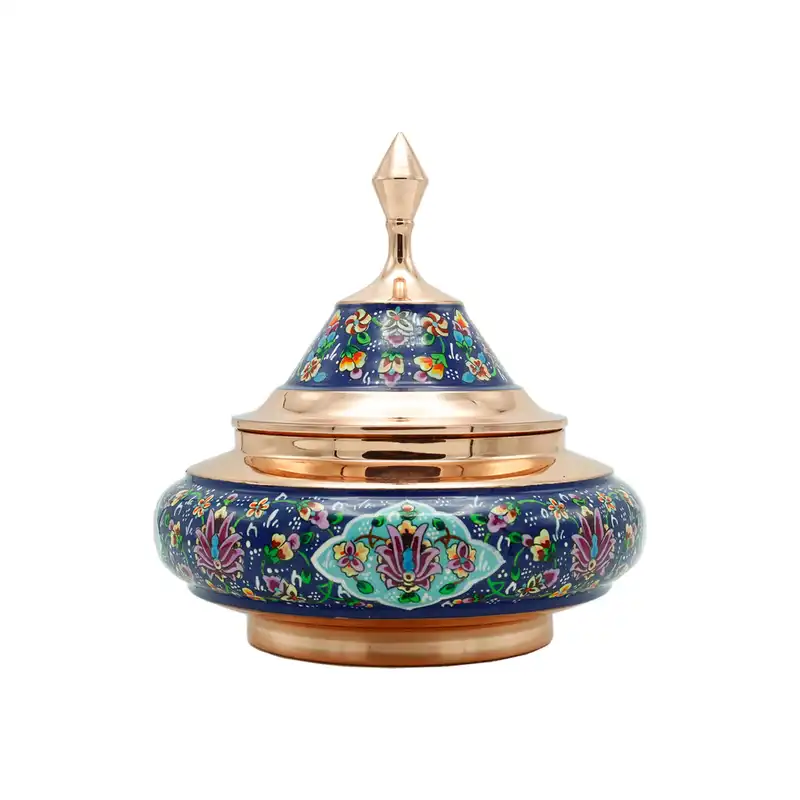 شکلات خوری مسی مدل بشقاب پرنده