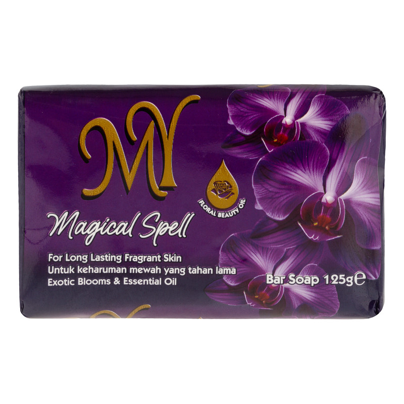 صابون شستشو صورت و بدن مای مدل Magical Spell مناسب برای انواع پوست وزن 125 گرم
