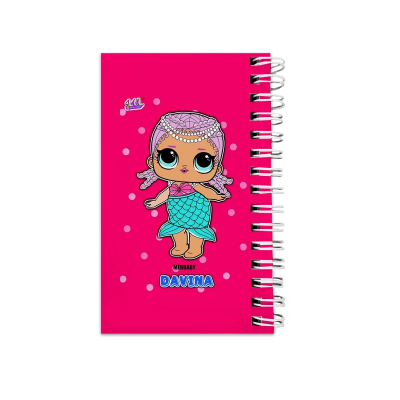 دفترچه یادداشت مدل to do list طرح عروسک ال او ال کد abc-07127