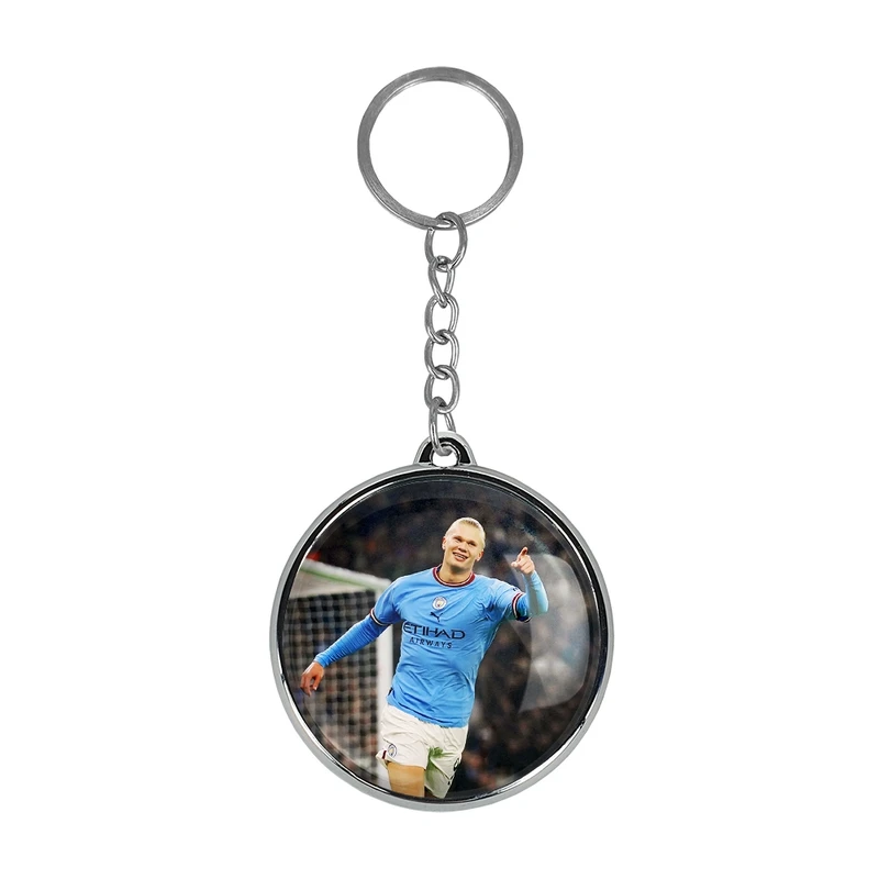 جاکلیدی خندالو طرح ارلینگ هالند (Erling Haaland) مدل دوطرفه کد 3637236373