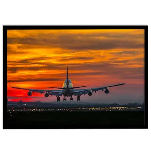 تابلو نوری بکلیت طرح فرودگاه و هواپیما مدل B-S1540