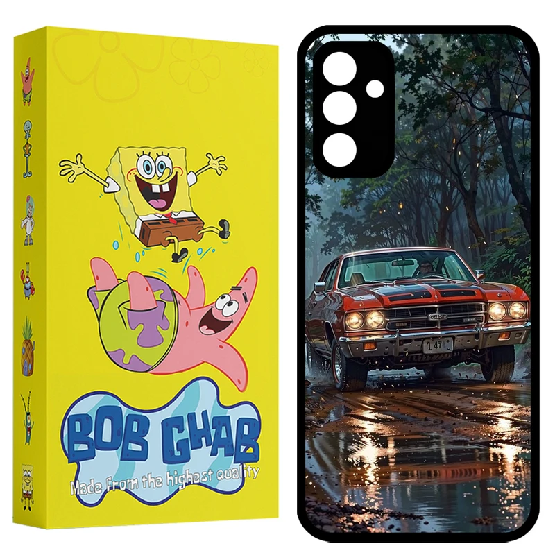 کاور باب قاب طرح ماشین مدل BCPA34 مناسب برای گوشی موبایل سامسونگ Galaxy A34 5G