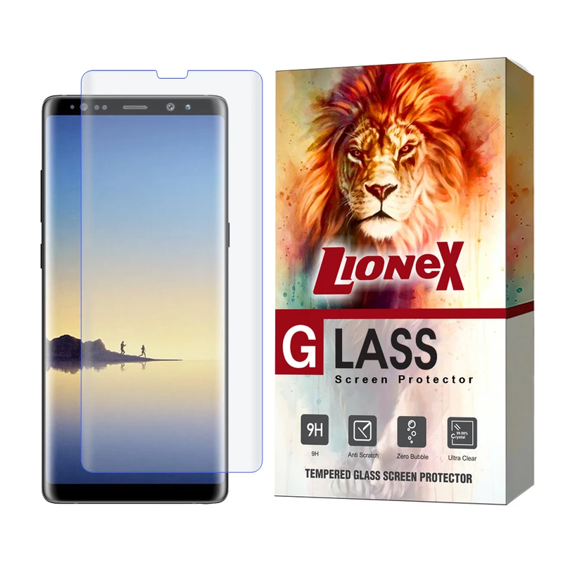 محافظ صفحه نمایش یووی لایونکس مدل UVLIGHTL مناسب برای گوشی موبایل سامسونگ Galaxy Note 8 / Note 9