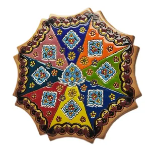 بشقاب میناکاری مدل K8
