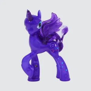 فیگور مدل اسب تک شاخ بالدار چراغدار