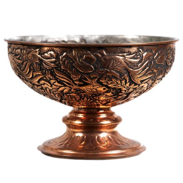 میوه خوری مسی مدل قلم زنی کد 1993 میوه خوری مسی مدل قلم زنی کد 1993