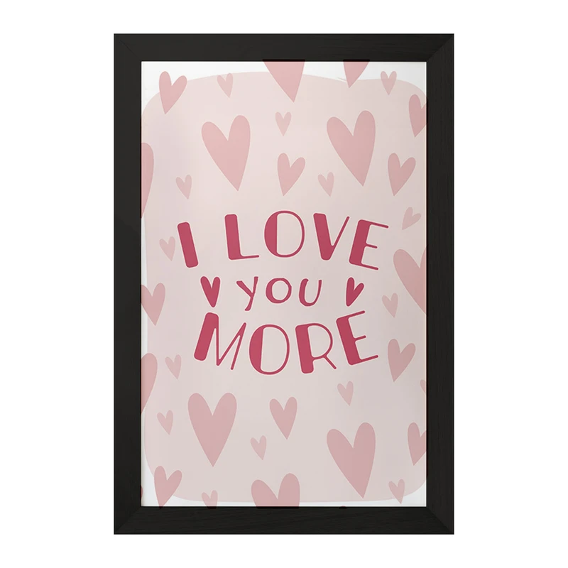 تابلو خندالو مدل عاشقانه (Love) کد F2334