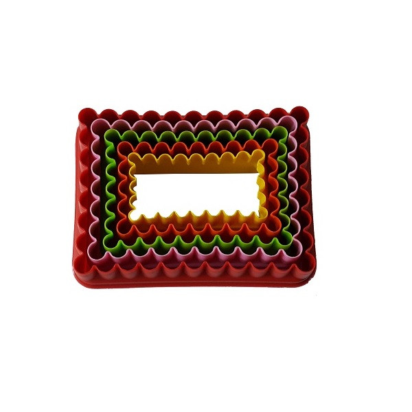 قالب شیرینی به گز مدل مستطیل مجموعه 5 عددی